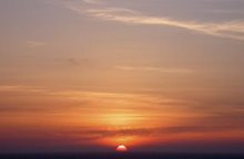 Sunset view from Art Barn